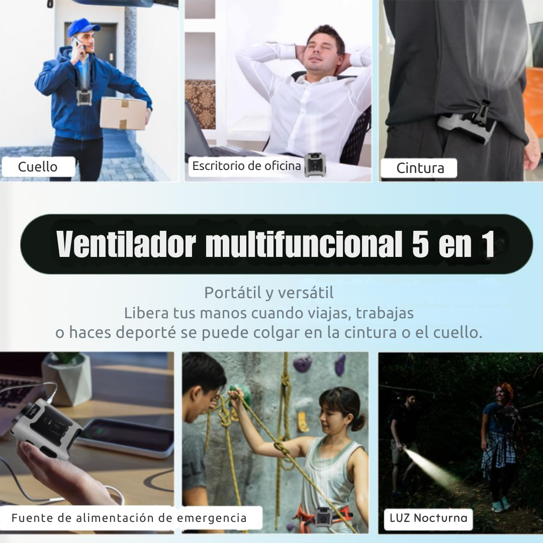 Ventilador de Cintura Deportivo